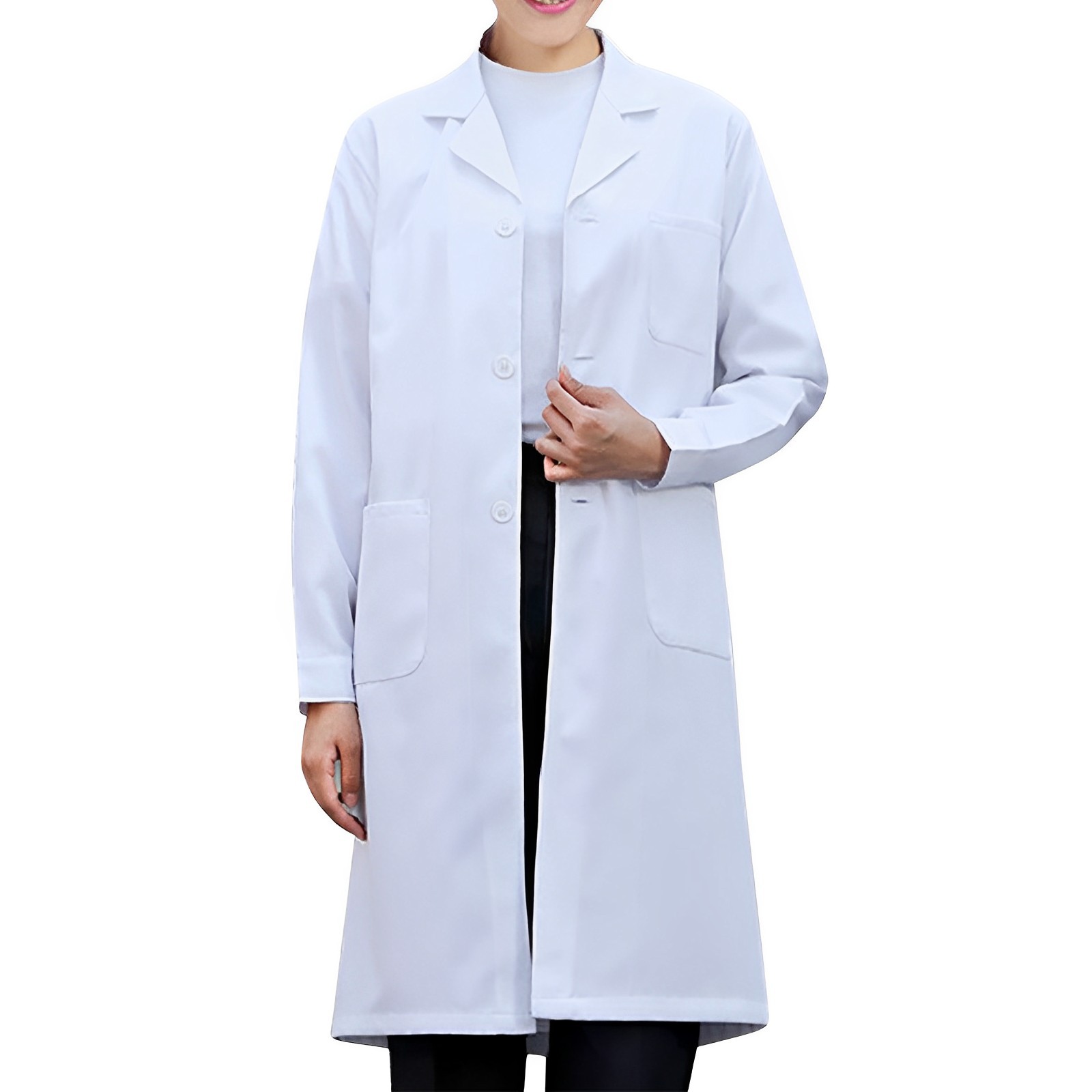 Medical Lab Gown - Jas Lab Putih untuk Wanita Pria
