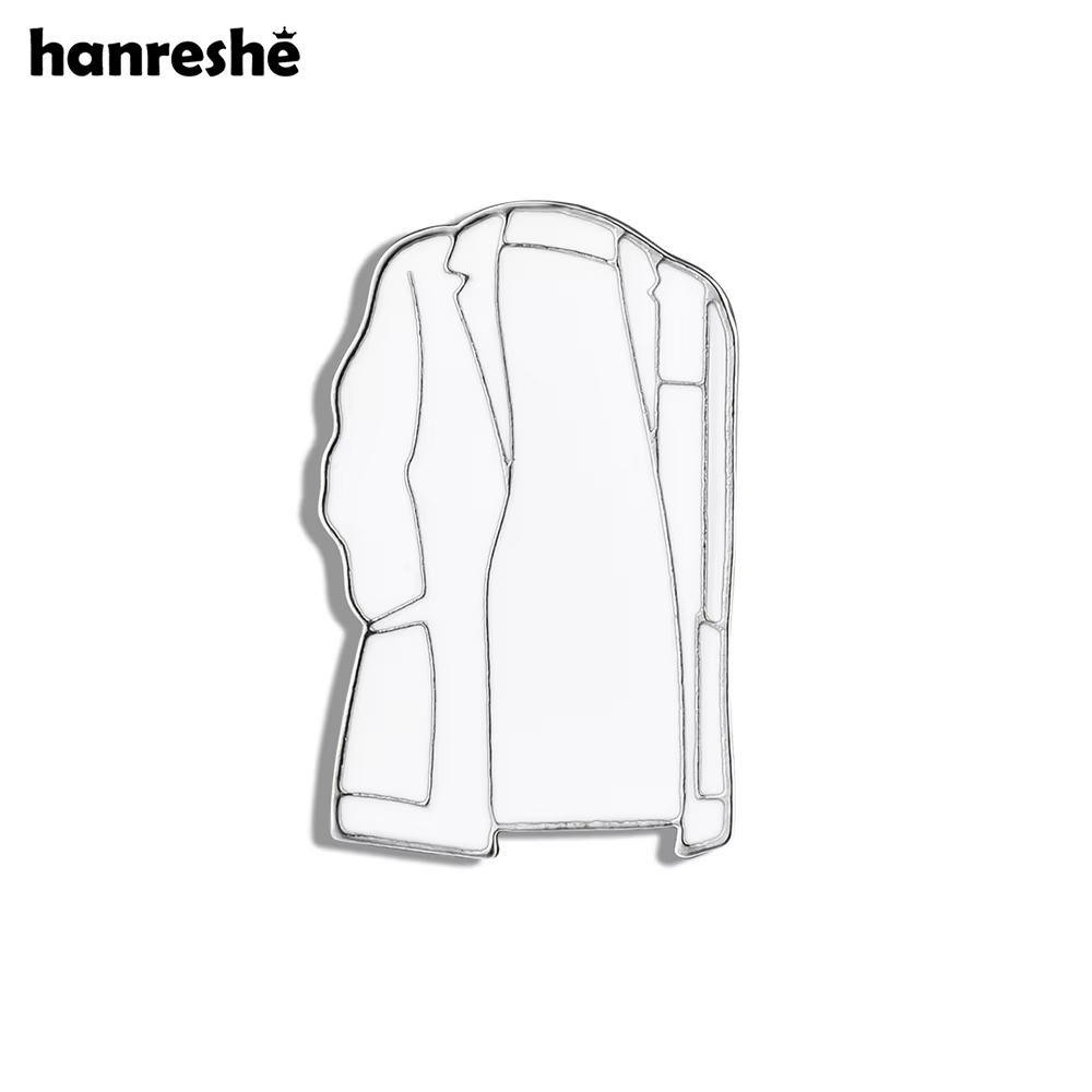 Medical Lab Scientist - Hanreshe mantel putih bros Enamel Pin