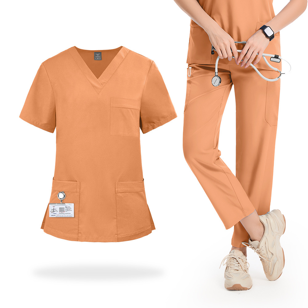 Medical Lab Gown - Seragam Kerja Ruang Operasi Lengan Pendek