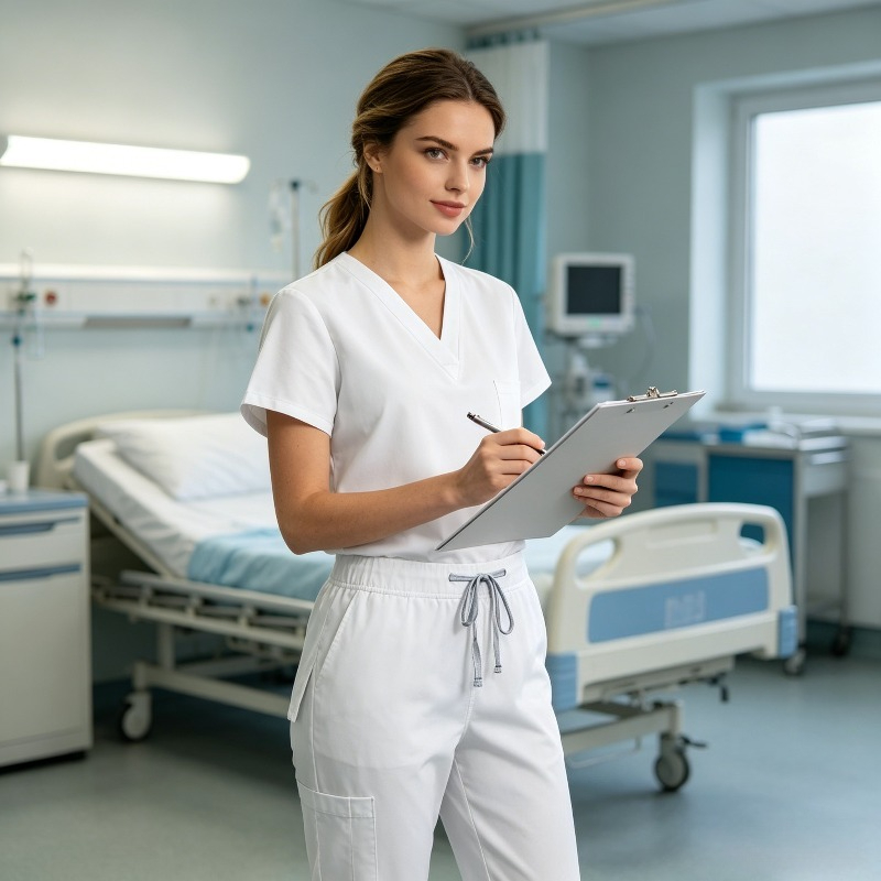 Pakaian Cuci Tangan Unisex, Ga - Medical Lab Gown ulasan dan harga