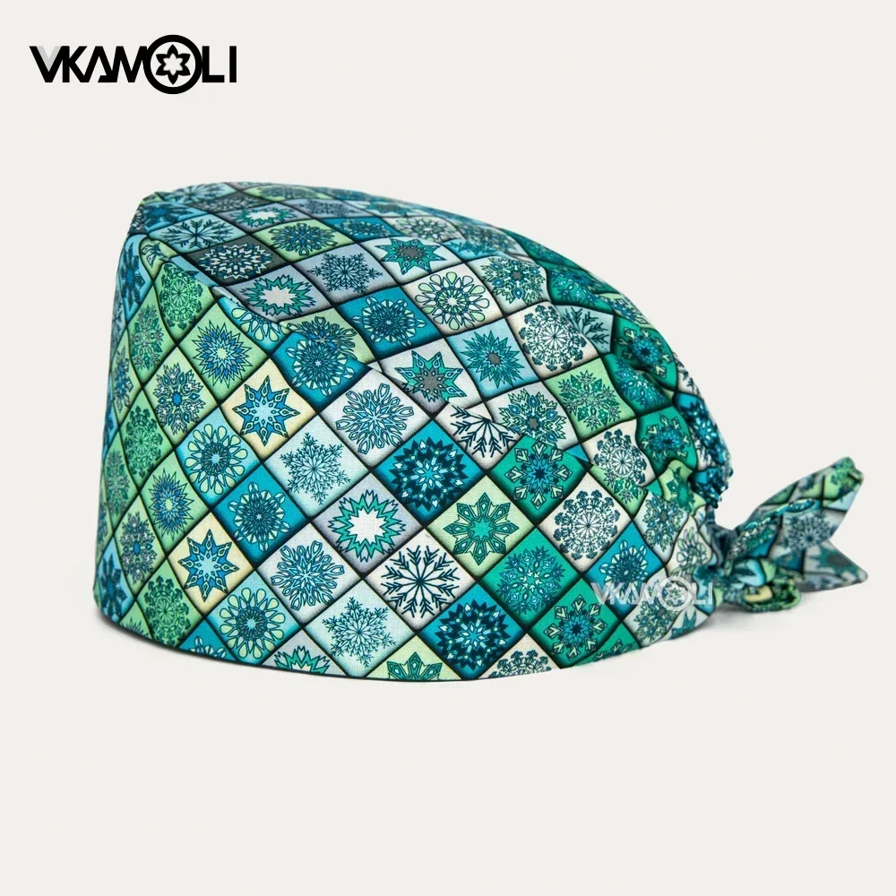 Topi Bedah Warna-warni Cetak S - Medical Lab Scientist ulasan dan harga