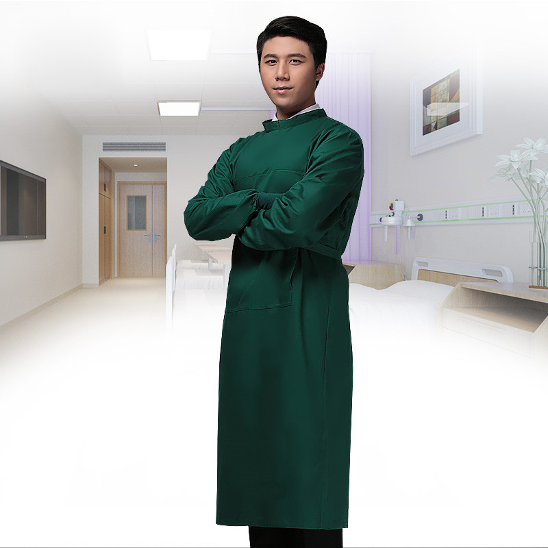 Pakaian bedah tahan suhu tingg - Medical Lab Gown ulasan dan harga