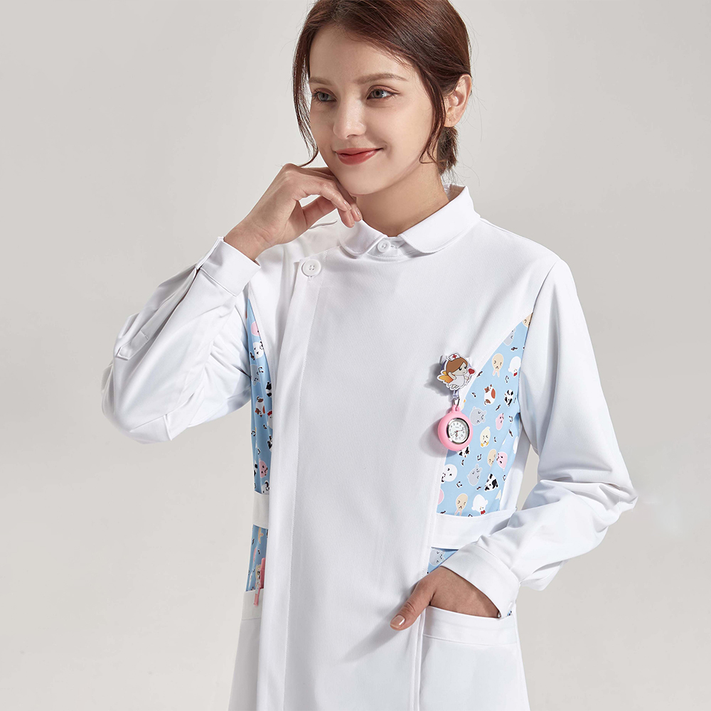 Jas Lab Anti Statis Bermotif u - Medical Lab Gown ulasan dan harga